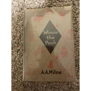 VTG 1952 Winnie The Pooh Book A.A. Milne Cloth Cover